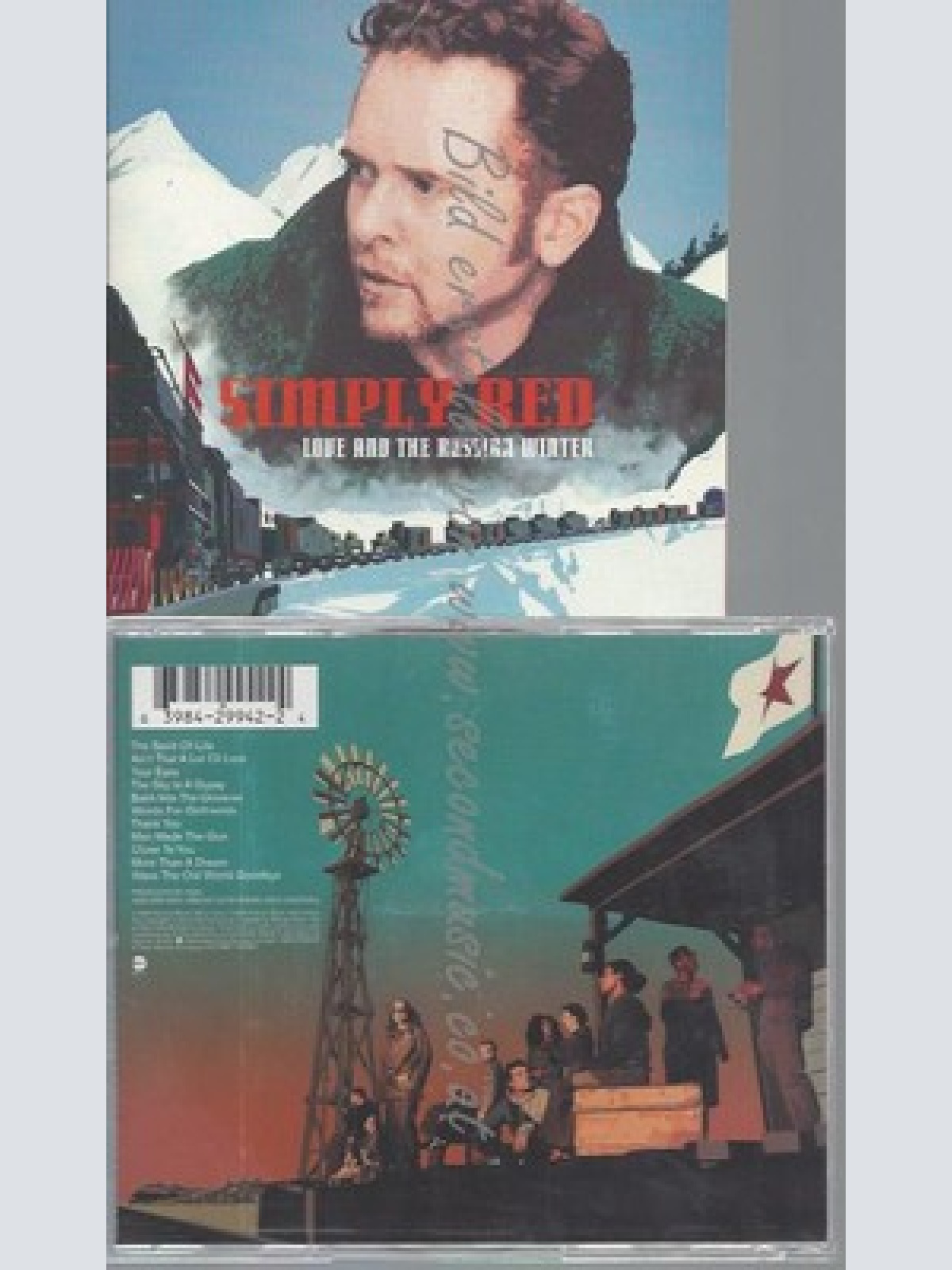 CD--SIMPLY RED--LOVE AND THE RUSSIAN WINTER