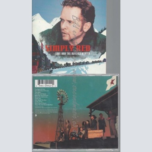 CD--SIMPLY RED--LOVE AND THE RUSSIAN WINTER