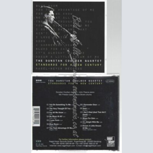 CD--DUNSTAN COULBER QUARTET--STANDARDS FOR A NEW CENTURY