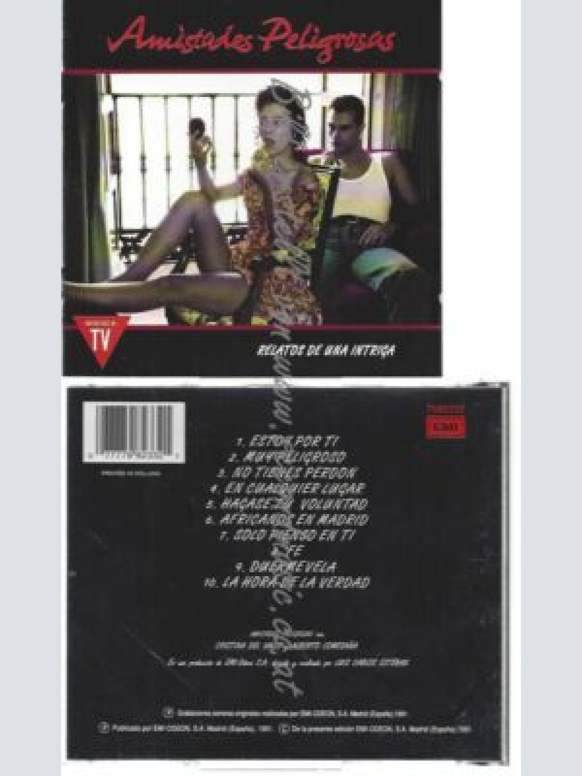 CD--AMISTADES PELIGROSAS--RELATOS DE UNA INTRIGA