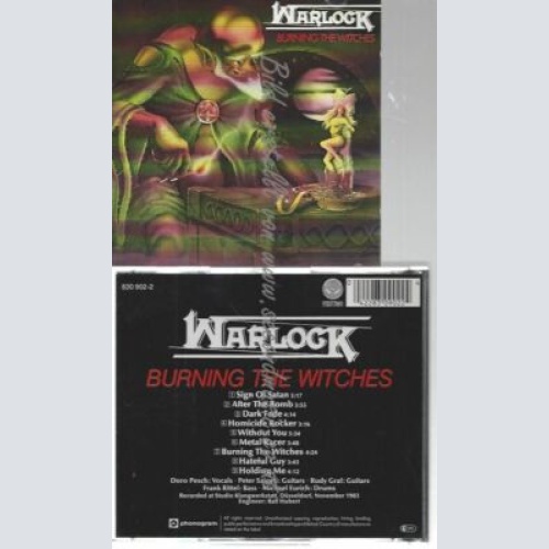 CD--WARLOCK | --BURNING THE WITCHES / DE 1987