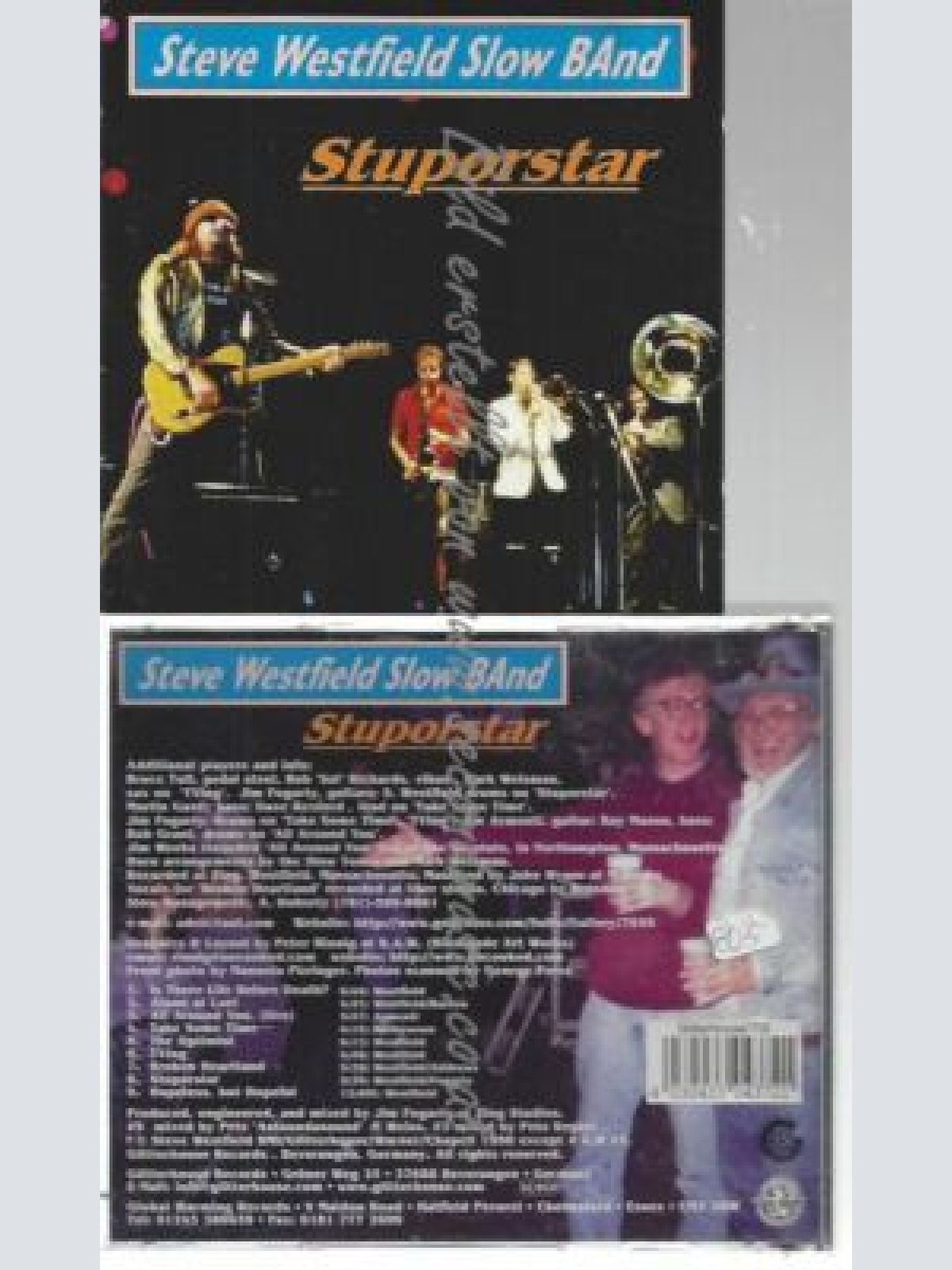 CD--STEVE WESTFIELD SLOW BAND | --STUPORSTAR