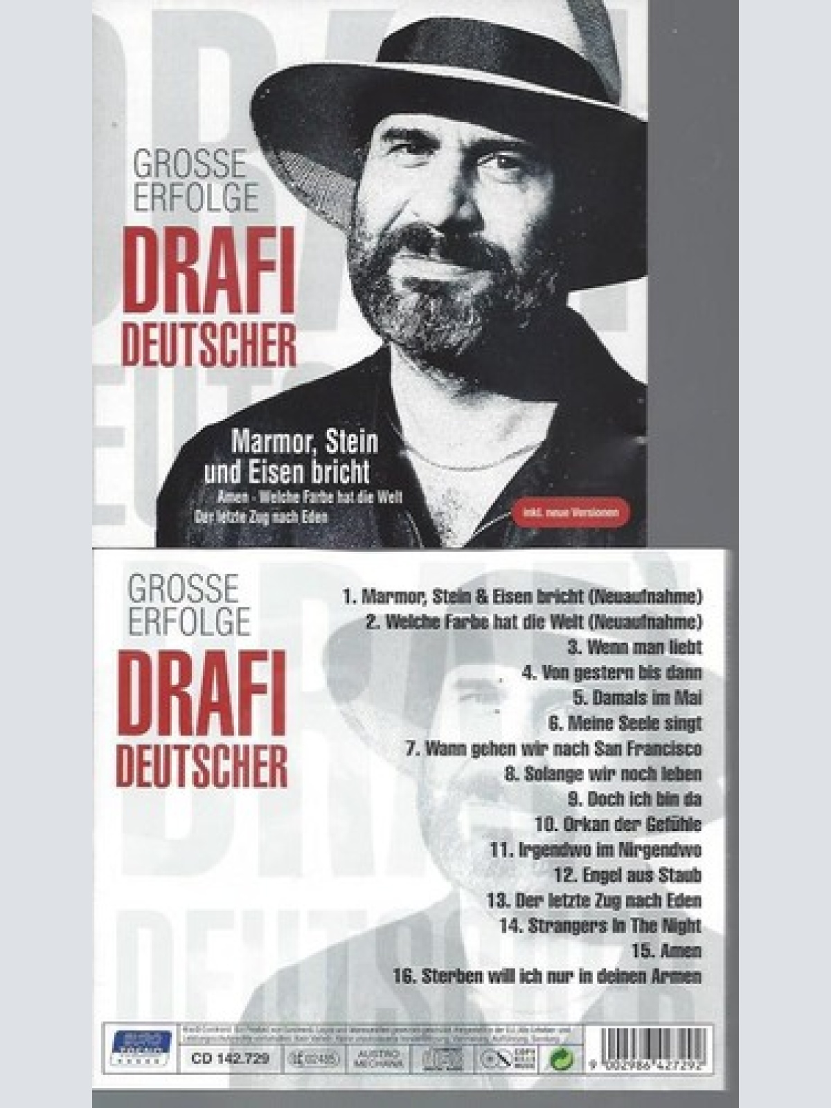 CD   Große Erfolge  -- Deutscher,Drafi