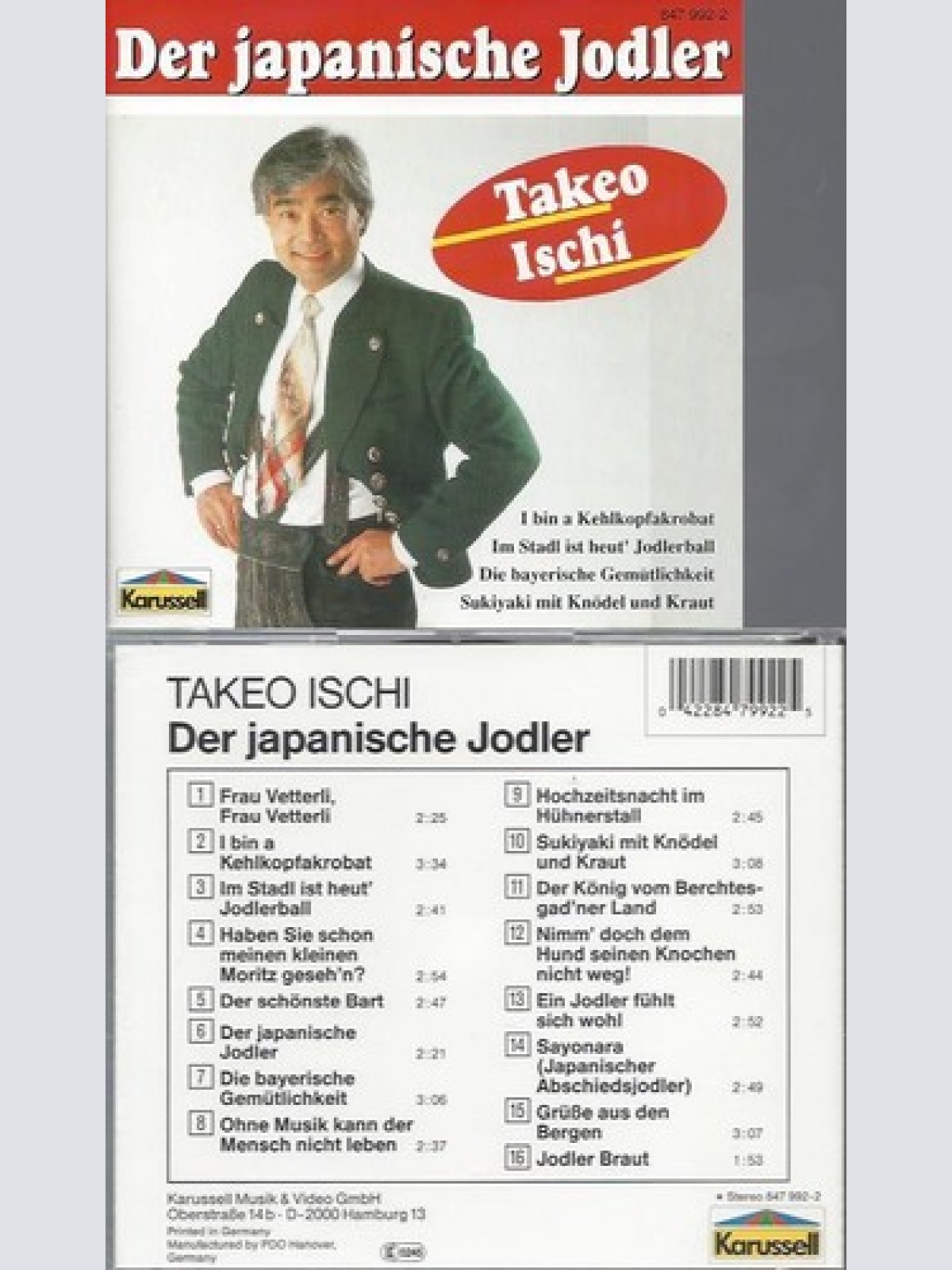 CD   Der japanische Jodler Takeo Ischi