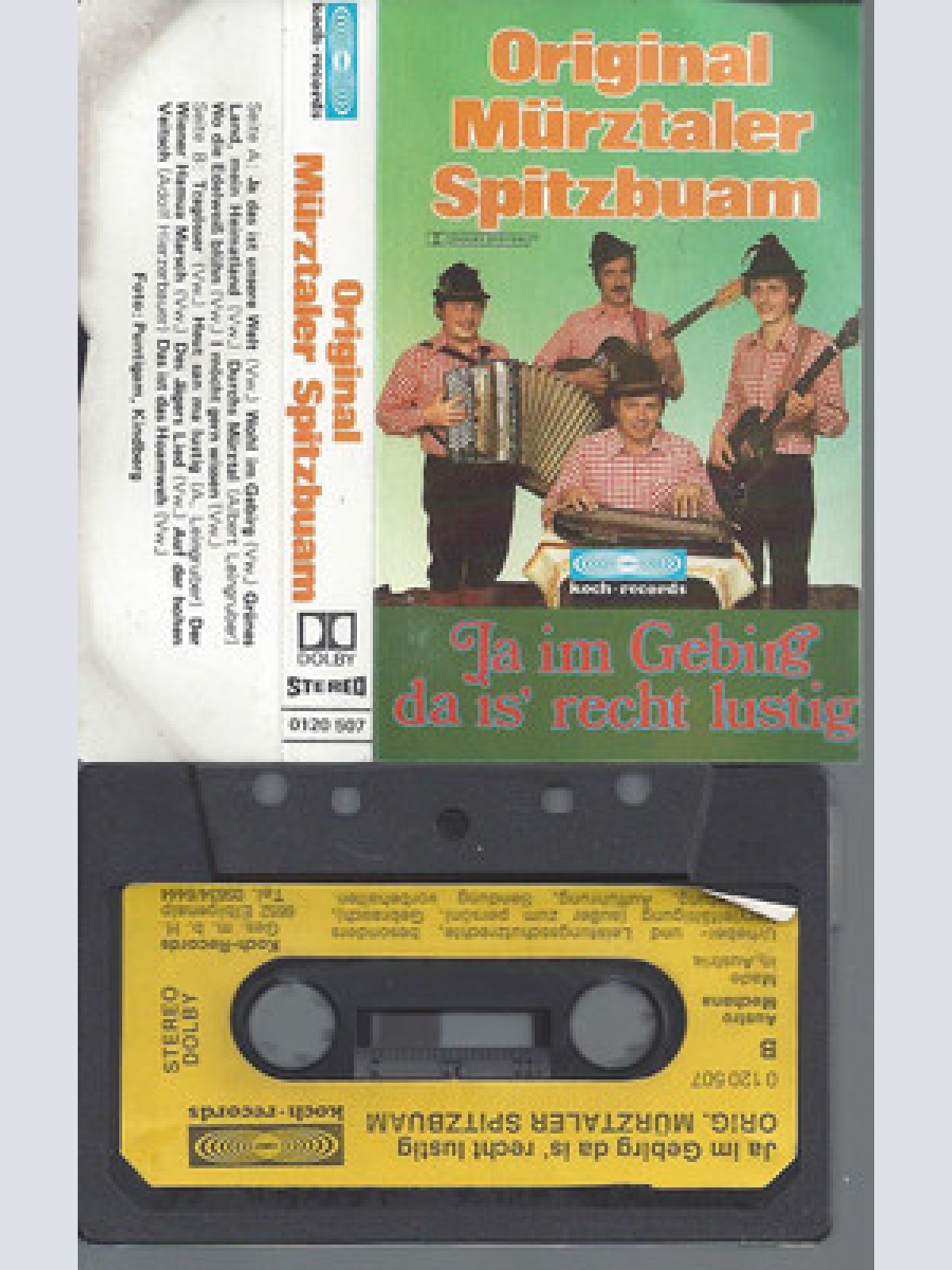 MC--ORIG MÜRZTALER SPITZBUAM--JA IM GEBIRG DA IS RECHT LUSTIG