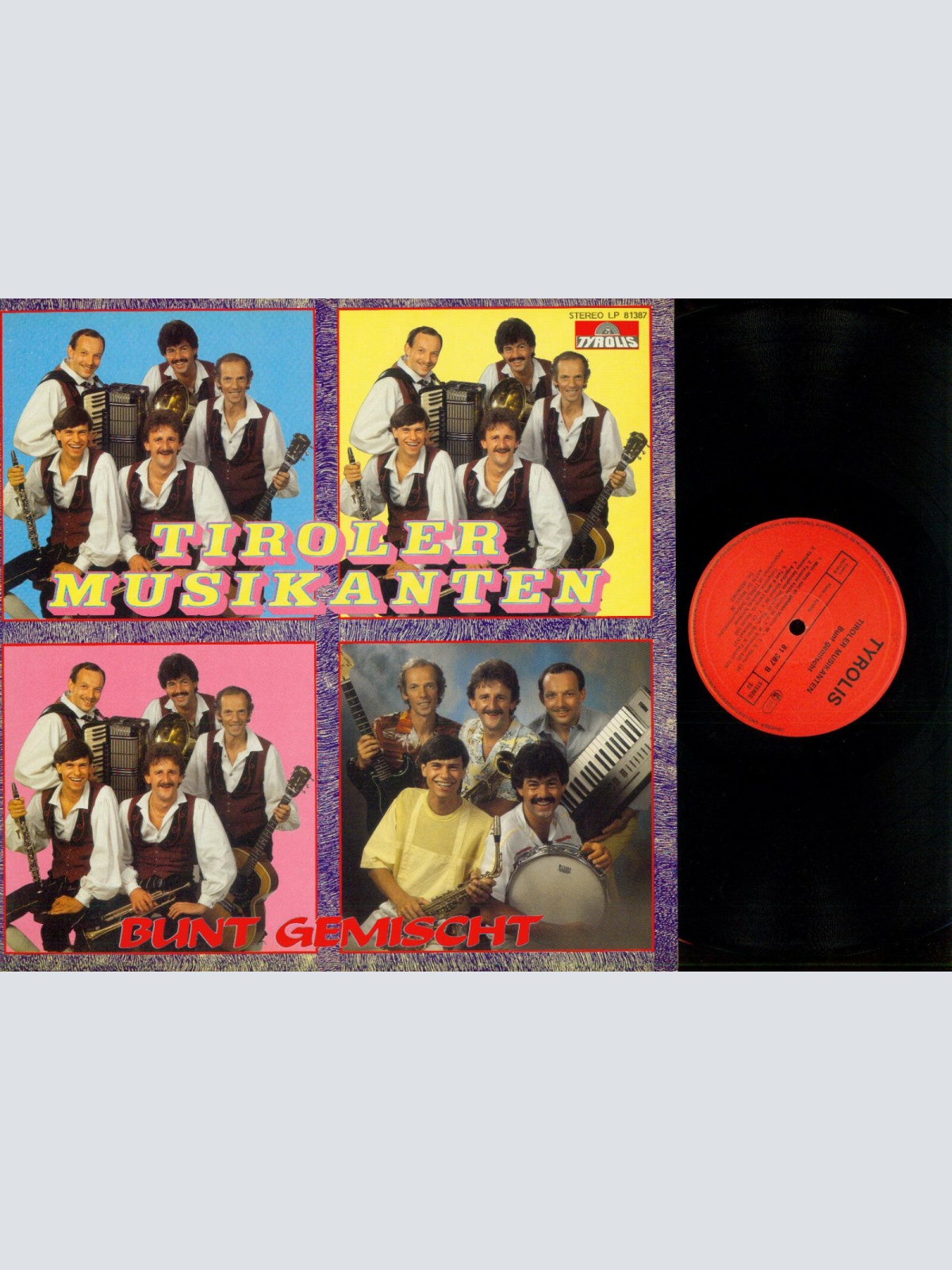 LP--Tiroler Musikanten -- Bunt Gemischt   //NM