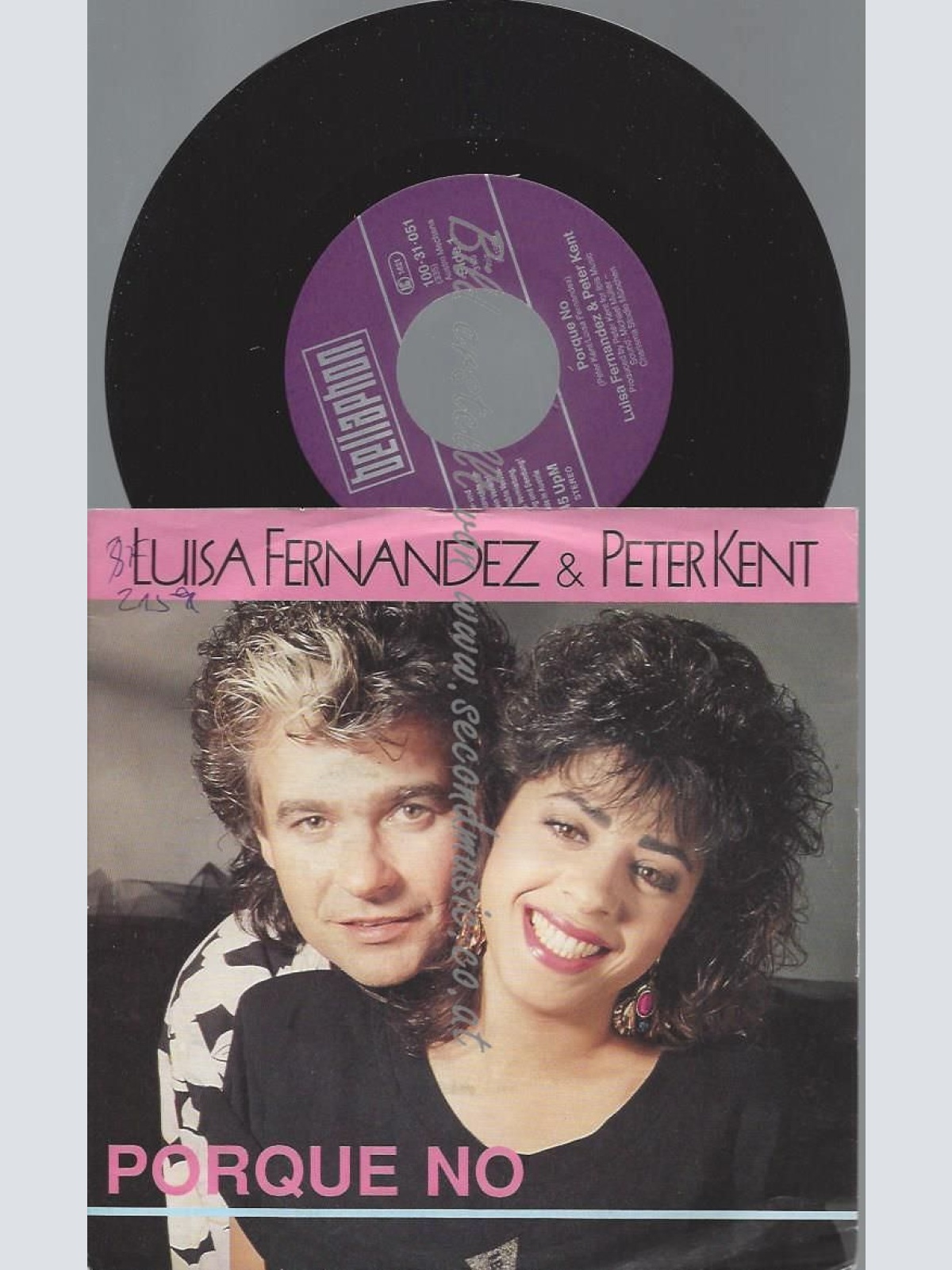 7"   Luisa Fernandez & Peter Kent – Porque No