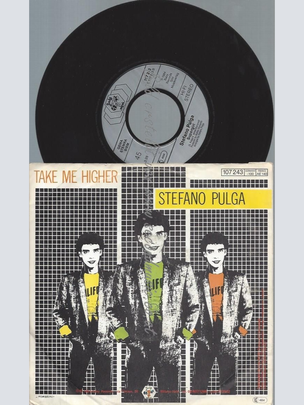 7"  Stefano Pulga  Take Me Higher