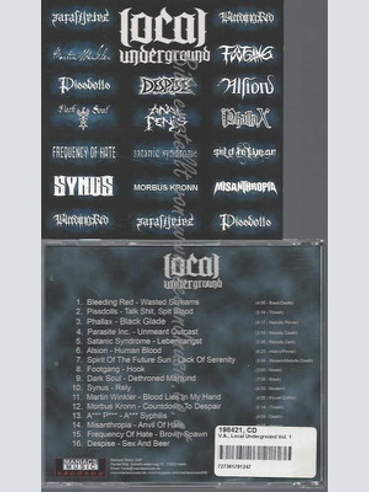 CD--V.A.--V.A., LOCAL UNDERGROUND VOL.1  - CD