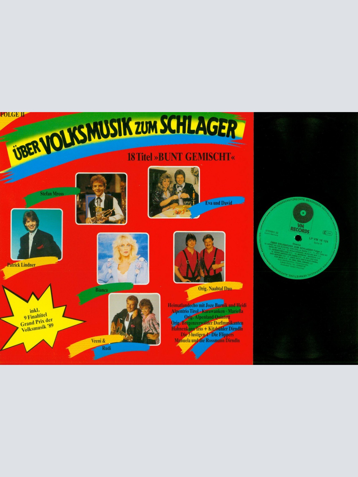 LP--Über Voksmusik zum Schlager  - Folge 2  / VM Records  //NM