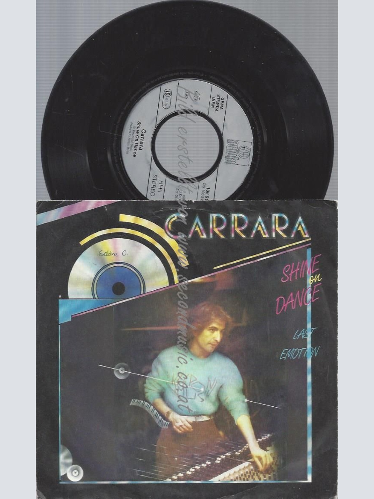 7"   Carrara  Shine On Dance