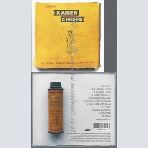 CD--KAISER CHIEFS--EDUCATION,EDUCATION,EDUCATION & WAR