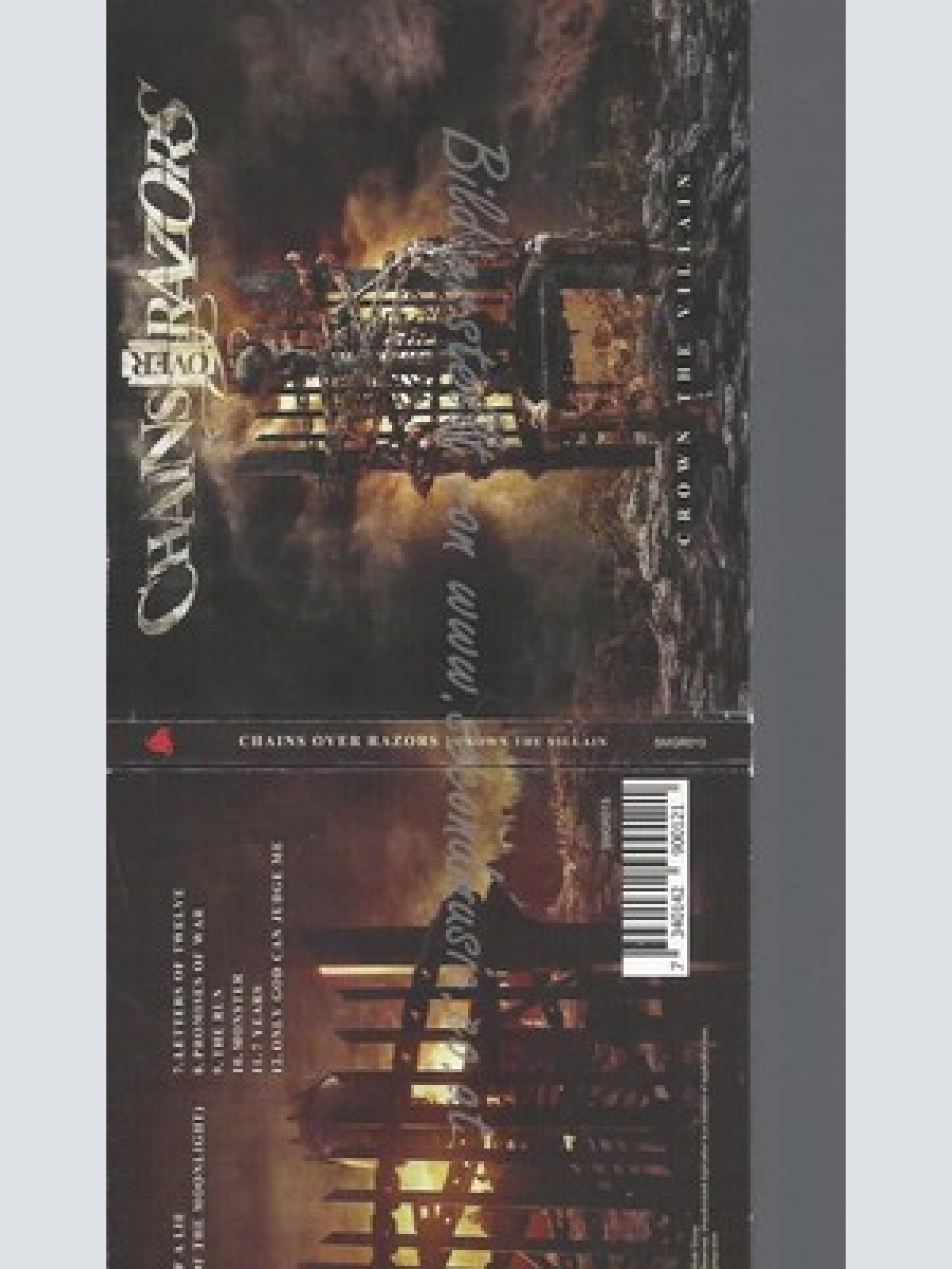 CD--CHAINS OVER RAZORS--CROWN THE VILLAIN