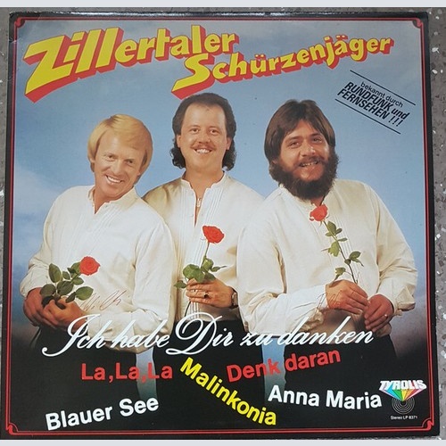 LP, Comp Zillertaler Schürzenjäger - Ich Habe Dir Zu Danken