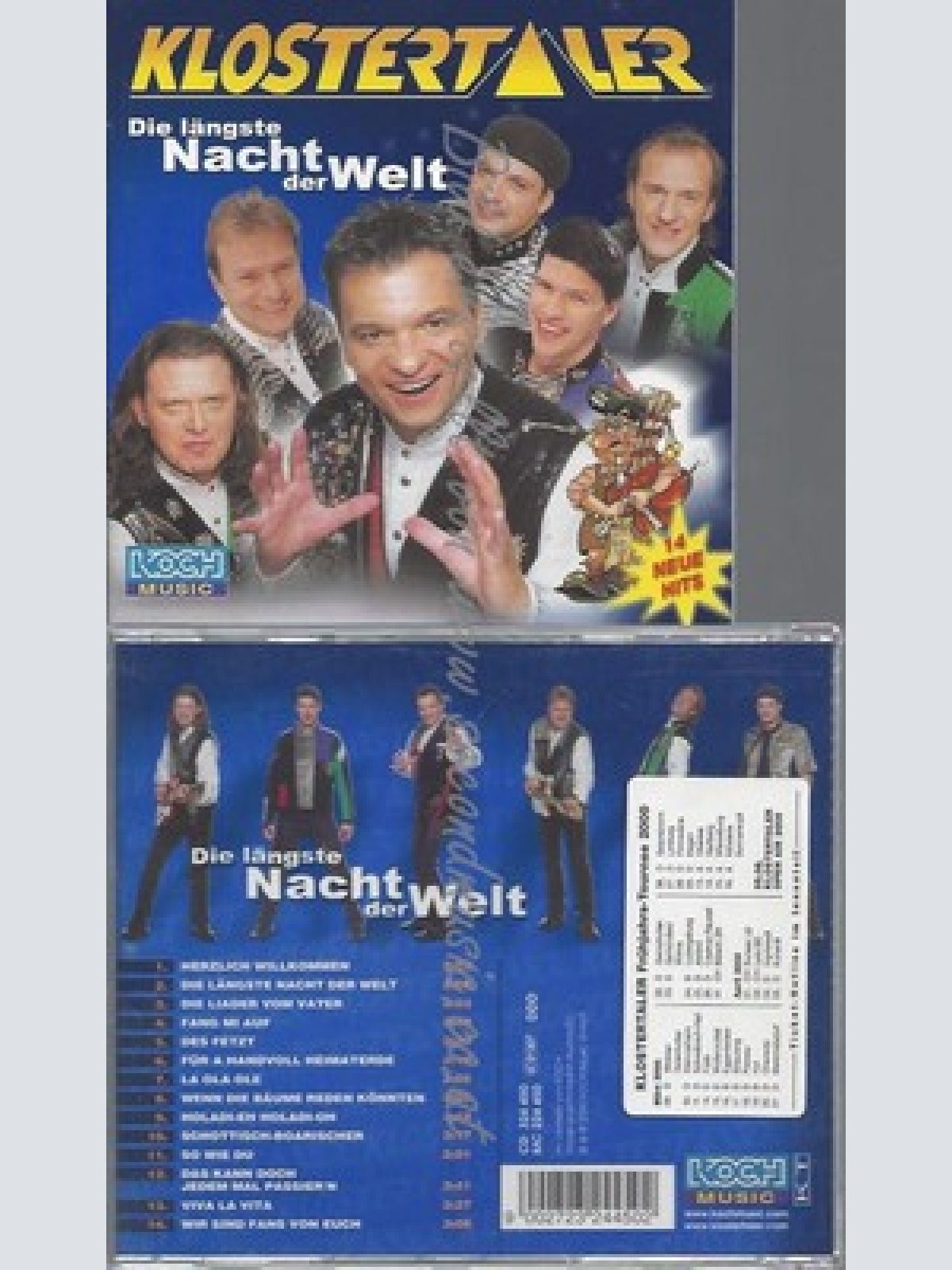 CD--KLOSTERTALER--DIE LÄNGSTE NACHT DER WELT