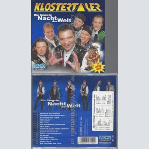 CD--KLOSTERTALER--DIE LÄNGSTE NACHT DER WELT