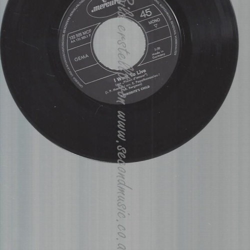 7"   Aphrodite's Child  I Want To Live