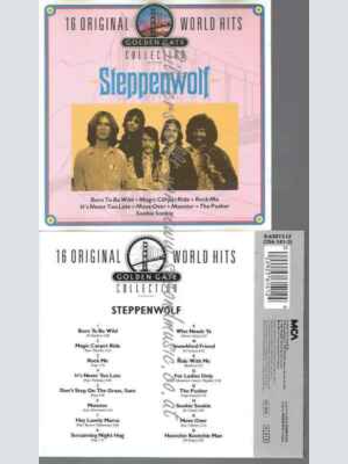 CD--STEPPENWOLF-- ORIGINAL WORLD HITS-GOLDEN GATE COLLECTION