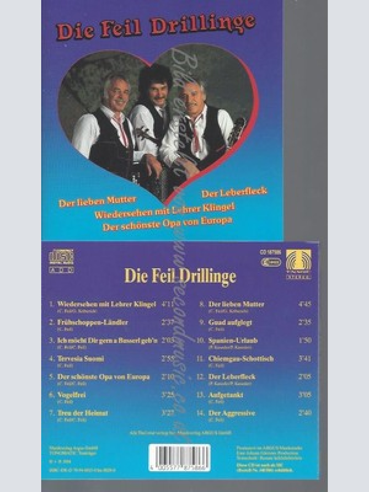 CD--DIE FEIL DRILLINGE--DER LIEBEN MUTTER