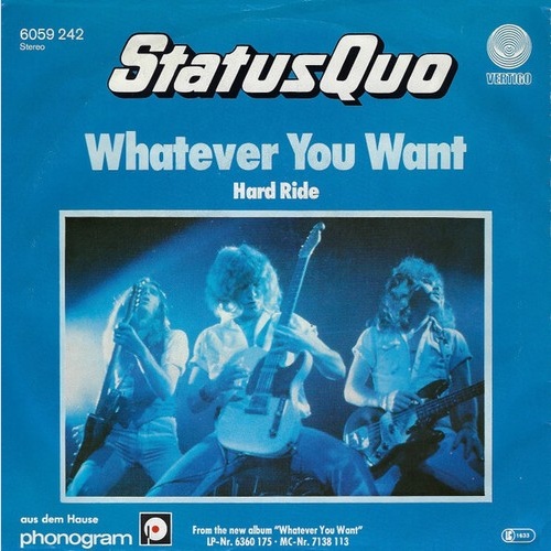 7", Single Status Quo - Whatever You Want