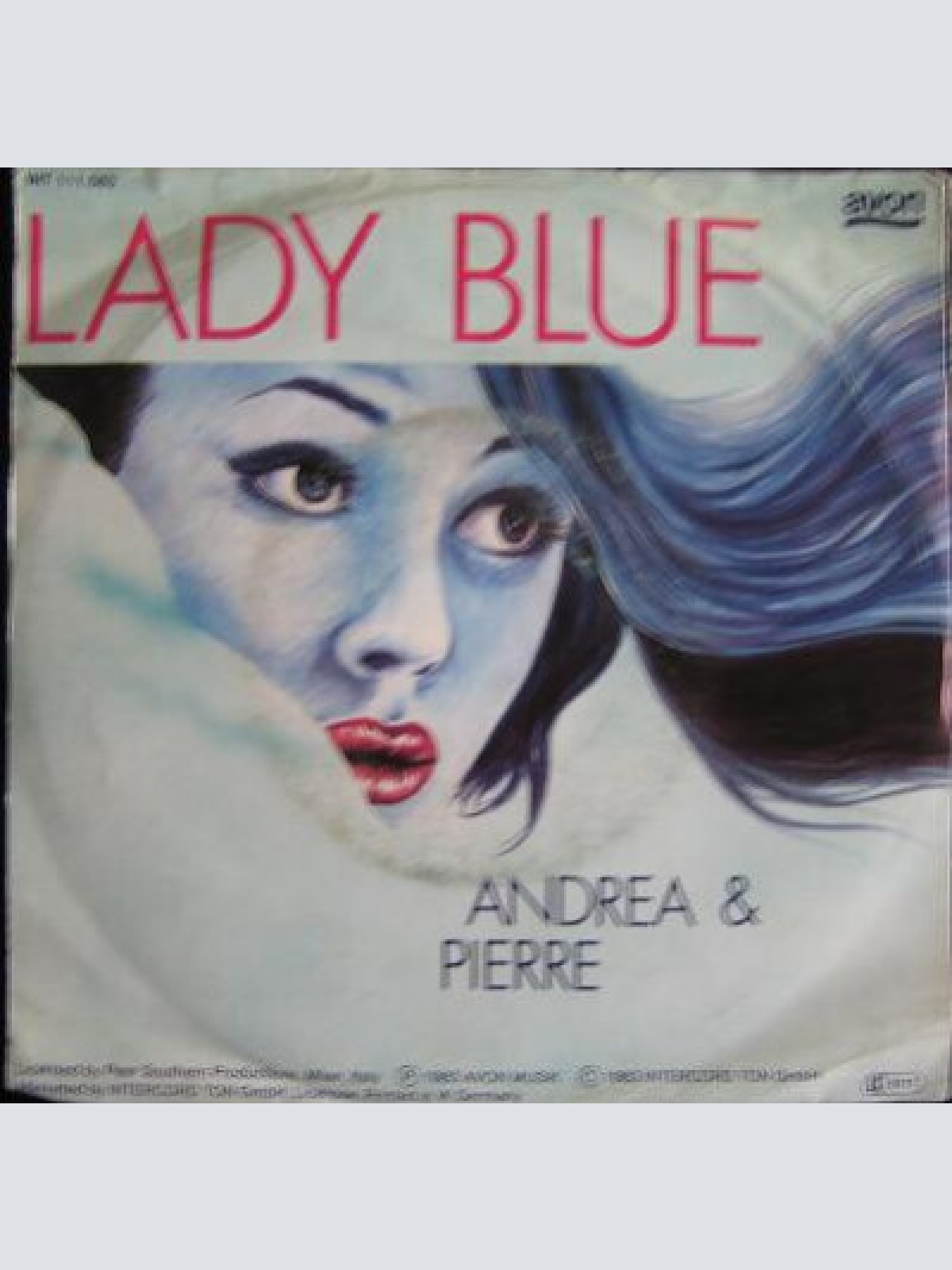 7", Single Andrea & Pierre - Lady Blue