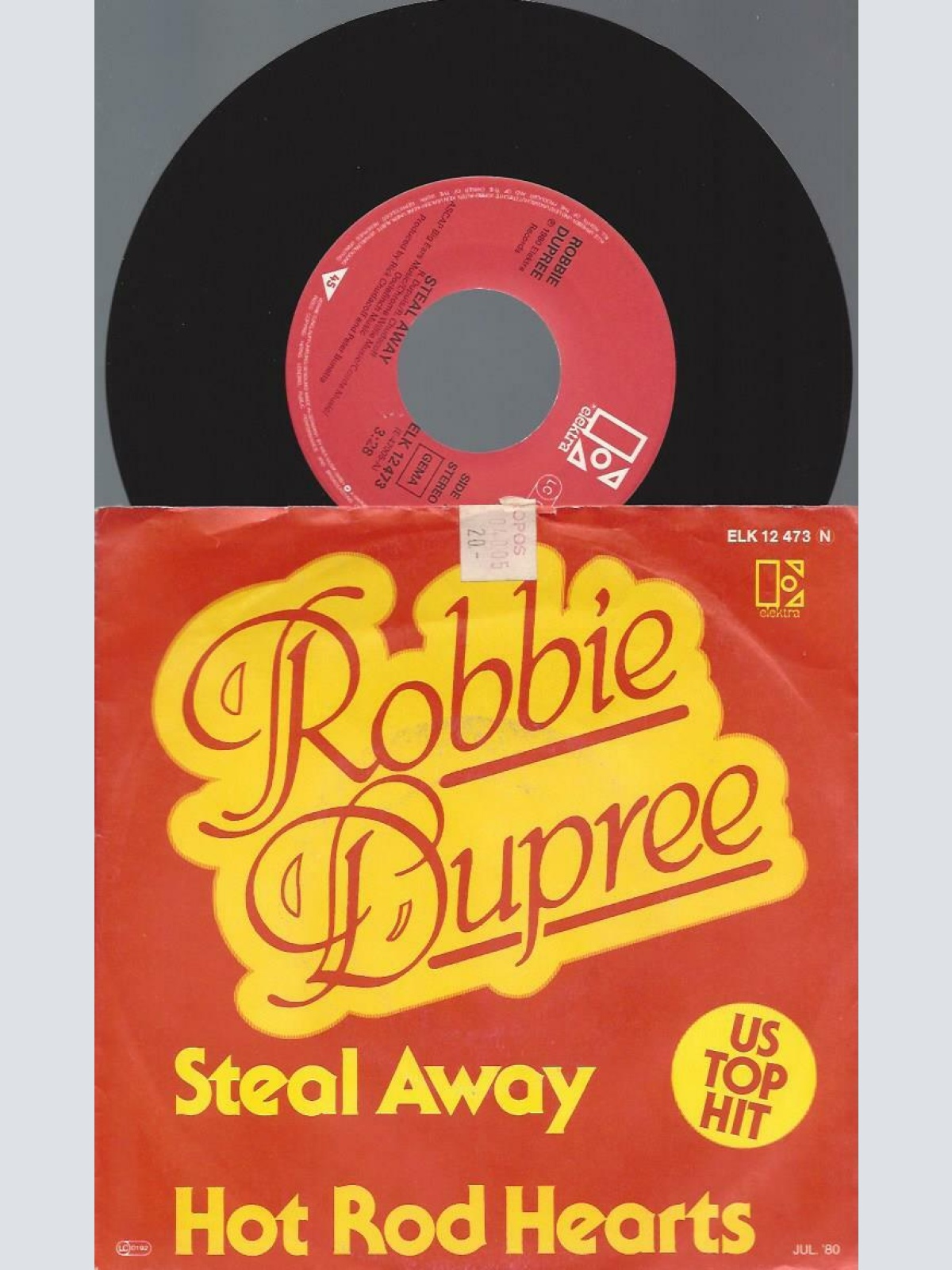 7"  Robbie Dupree  Steal Away
