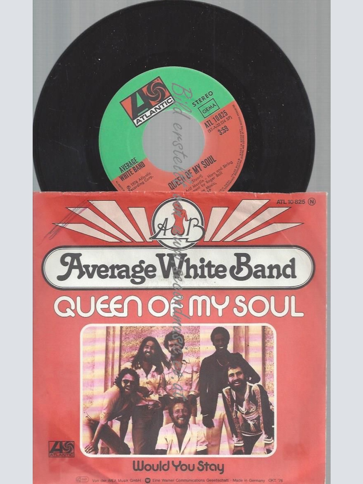 7" AVERAGE WHITE BAND QUEEN OF MY SOUL