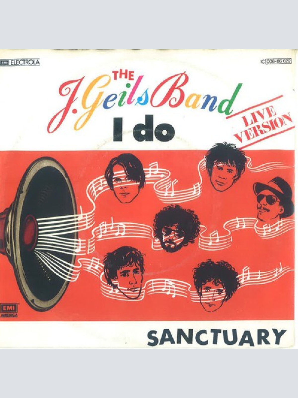 7", Single The J. Geils Band - I Do (Live Version)
