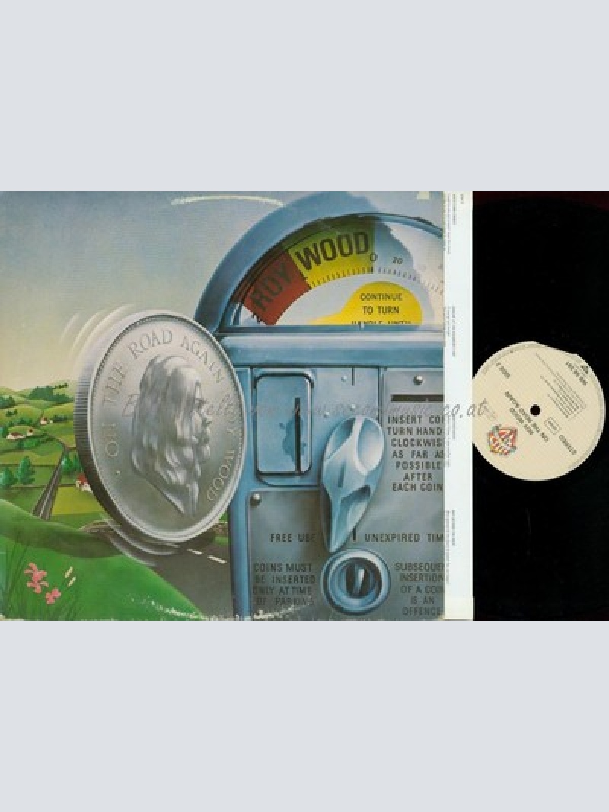 LP--ROY WOOD--ON THE ROAD AGAIN--WB--OIS