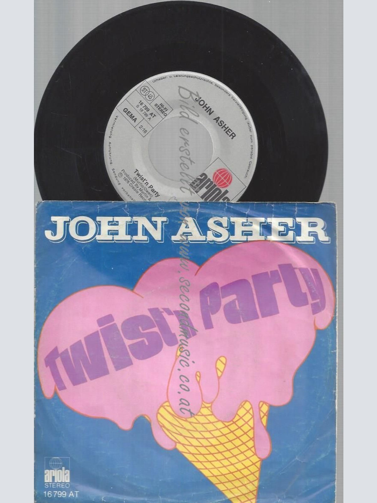 7"  JOHN ASHER TWIST'N PARTY