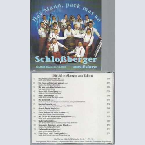 CD--SCHLOSSBERGER AUS ESLARN HEY MANN PACK MAS AN