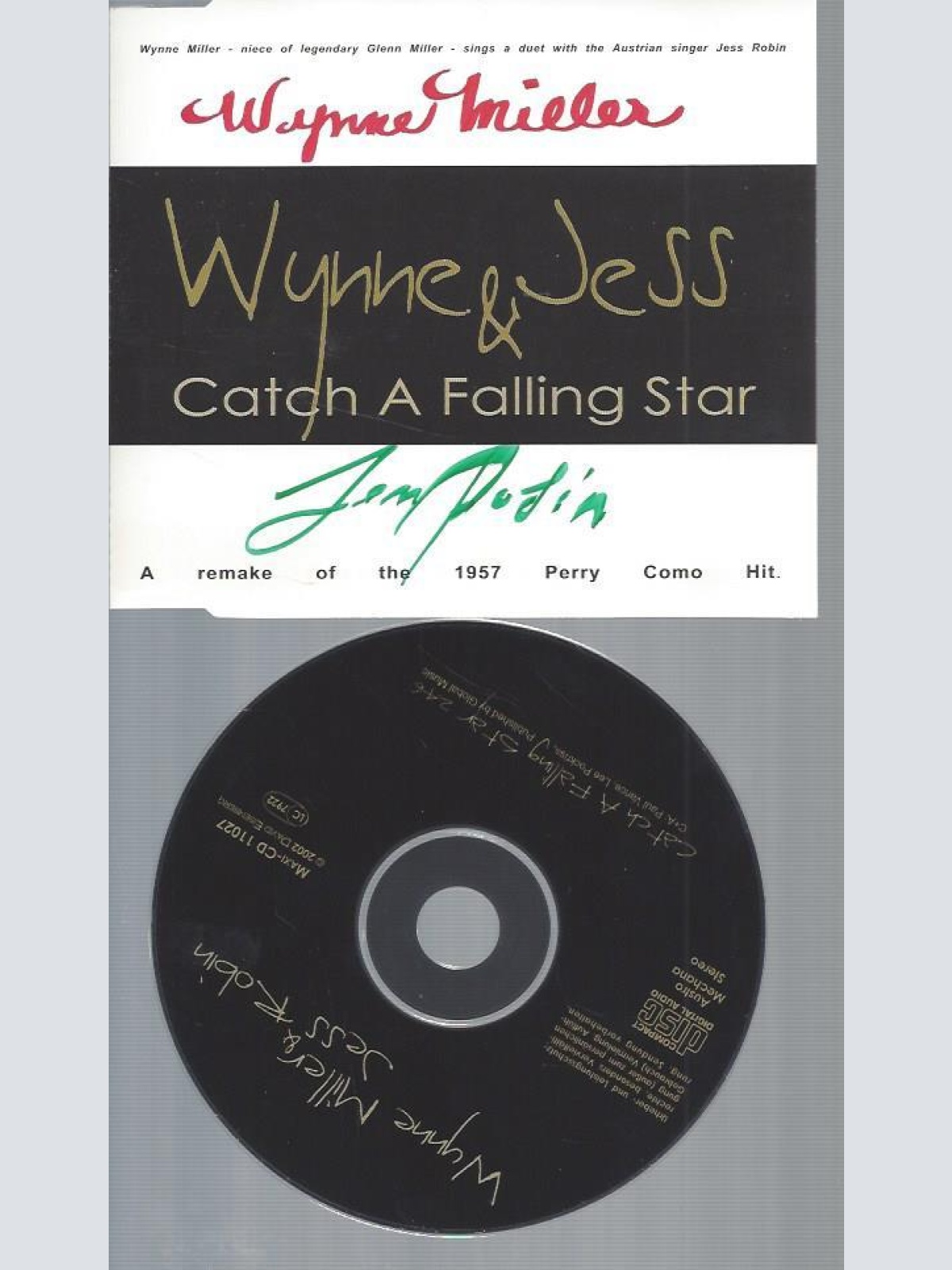 CD--JESS ROBIN & WYNNE MILLER CATCH A FALLING STAR