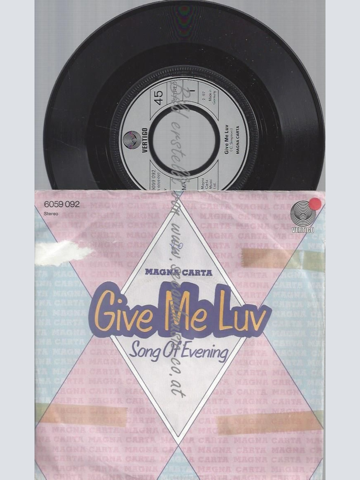 7"   Magna Carta  Give Me Luv