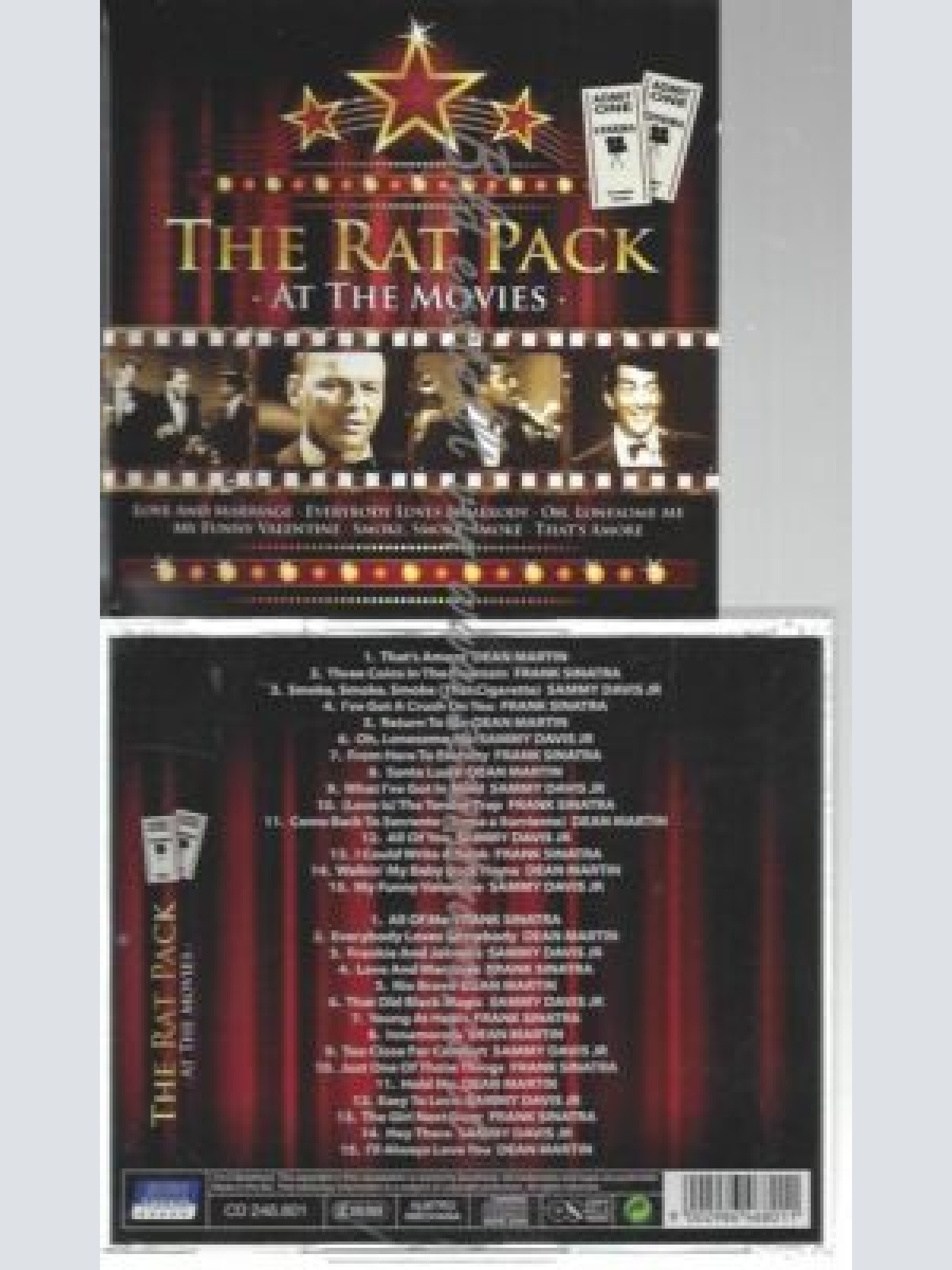CD--VARIOUS--THE RAT PACK-AT THE MOVIES