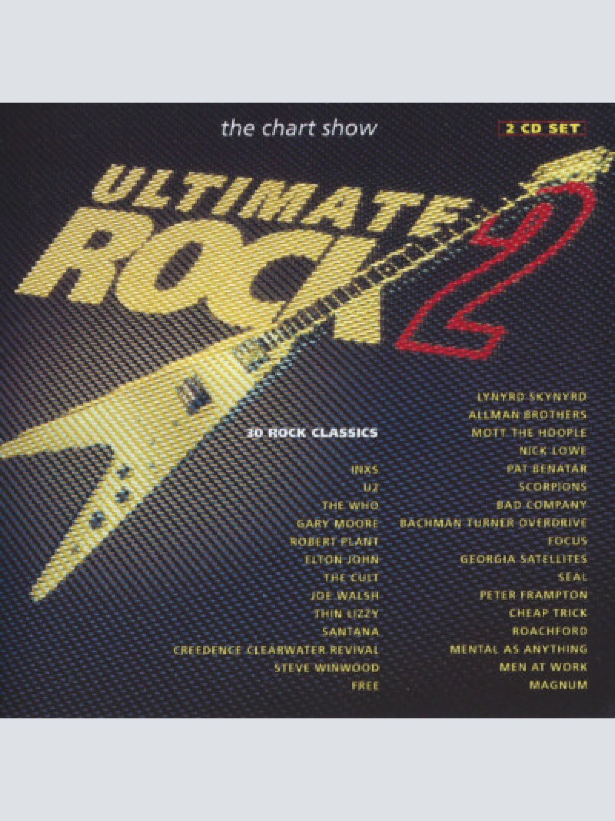 2xCD, Comp Various - The Chart Show Ultimate Rock 2