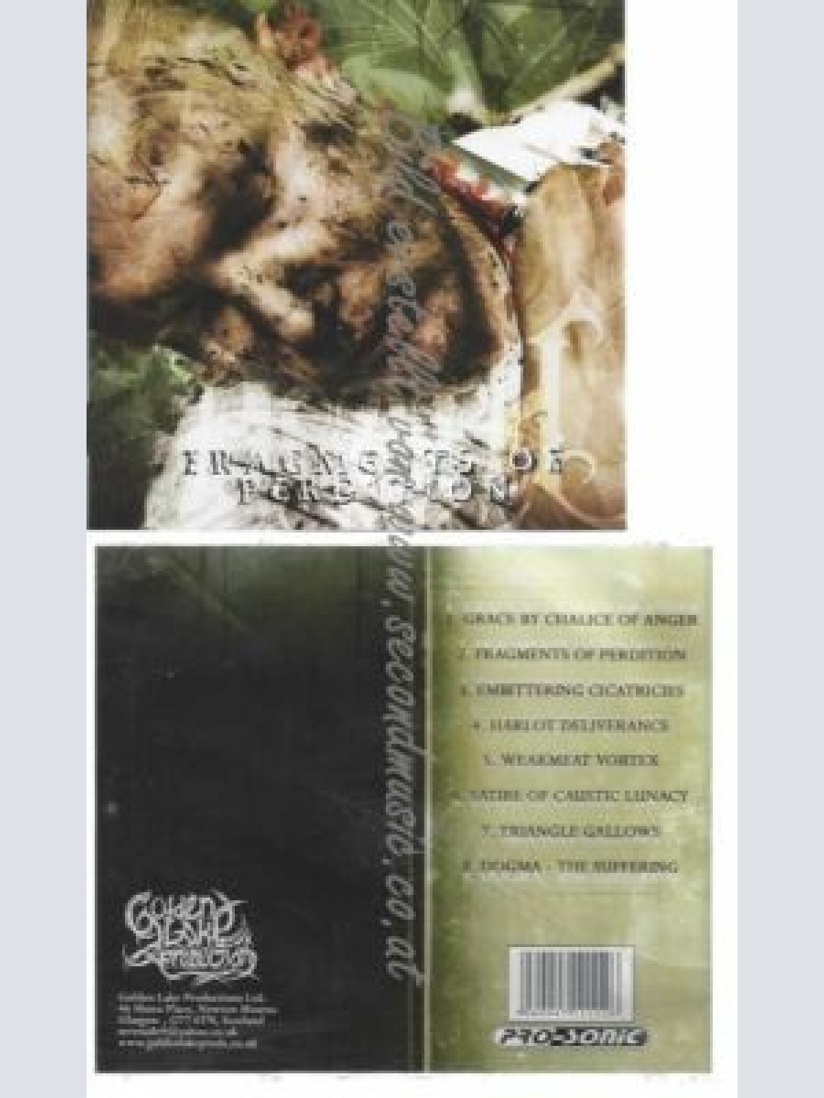 CD--DEATH DU JOUR--FRAGMENTS OF PERDITION