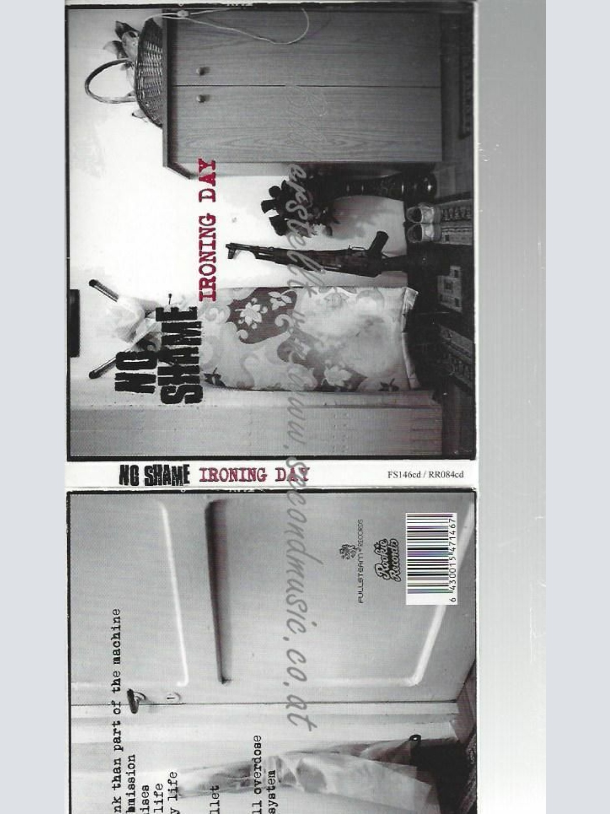 CD--NO SHAME--IRONING DAY