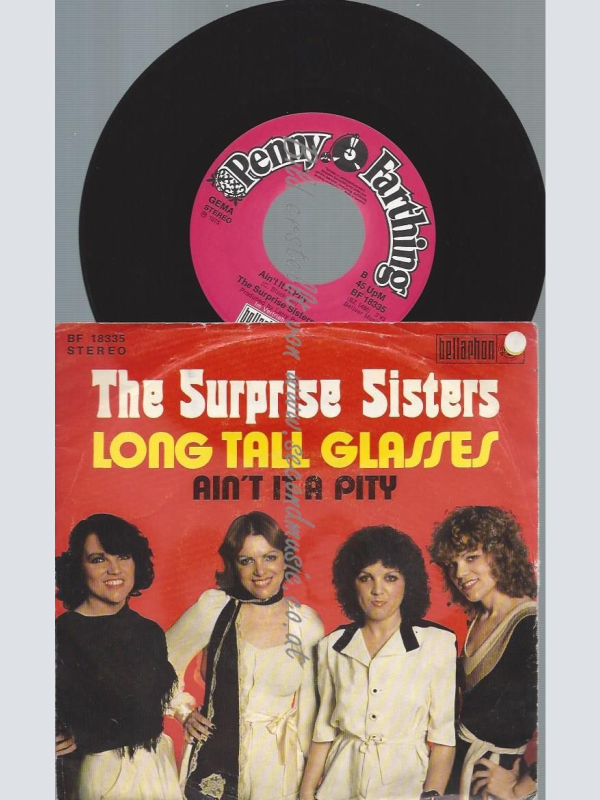 7"  The Surprise Sisters – Long Tall Glasses