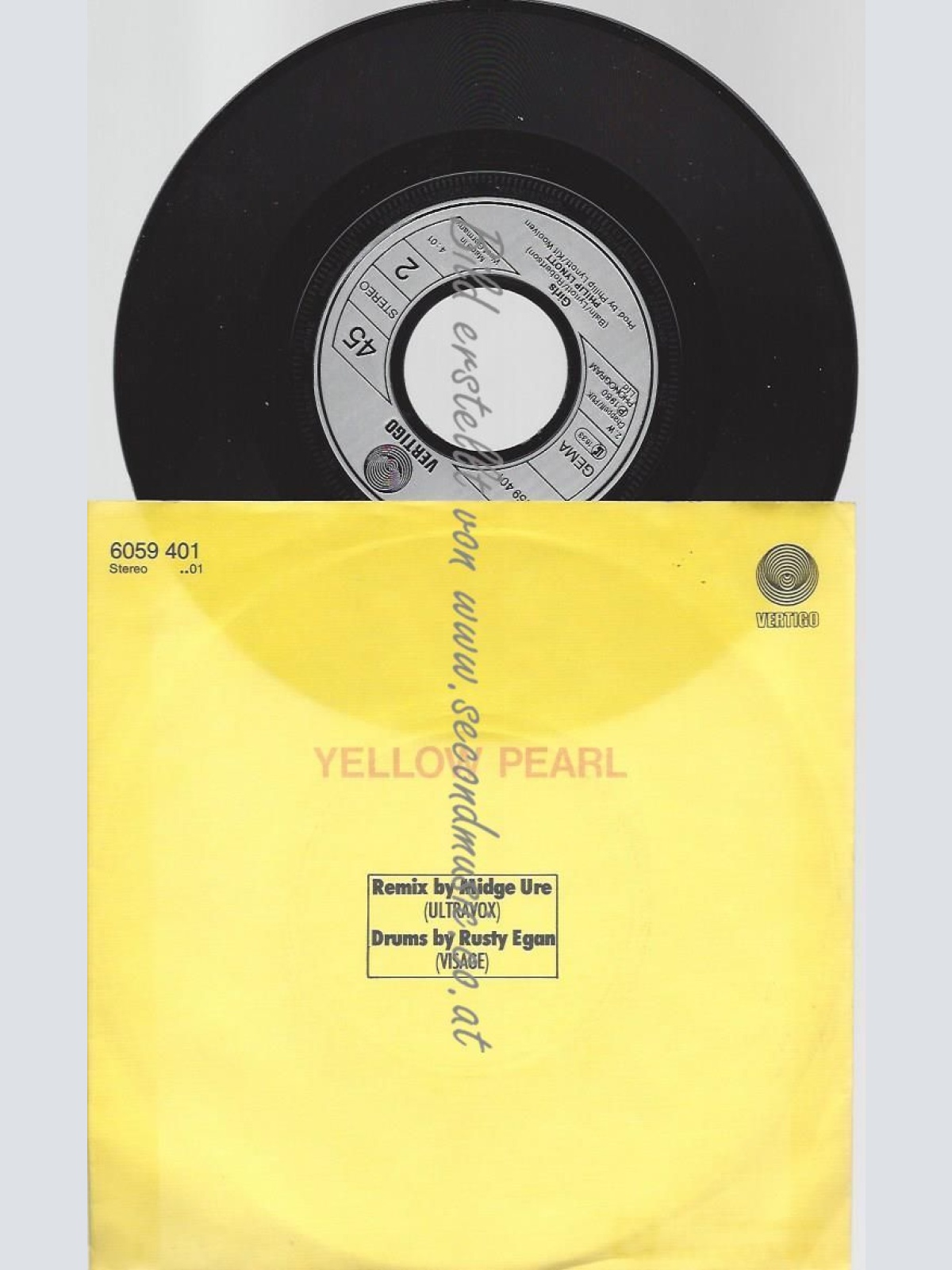 7"   Philip Lynott  Yellow Pearl