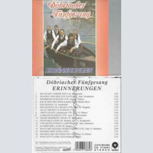CD--DÖBRIACHER FÜNFGESANG | --ERINNERUNGEN