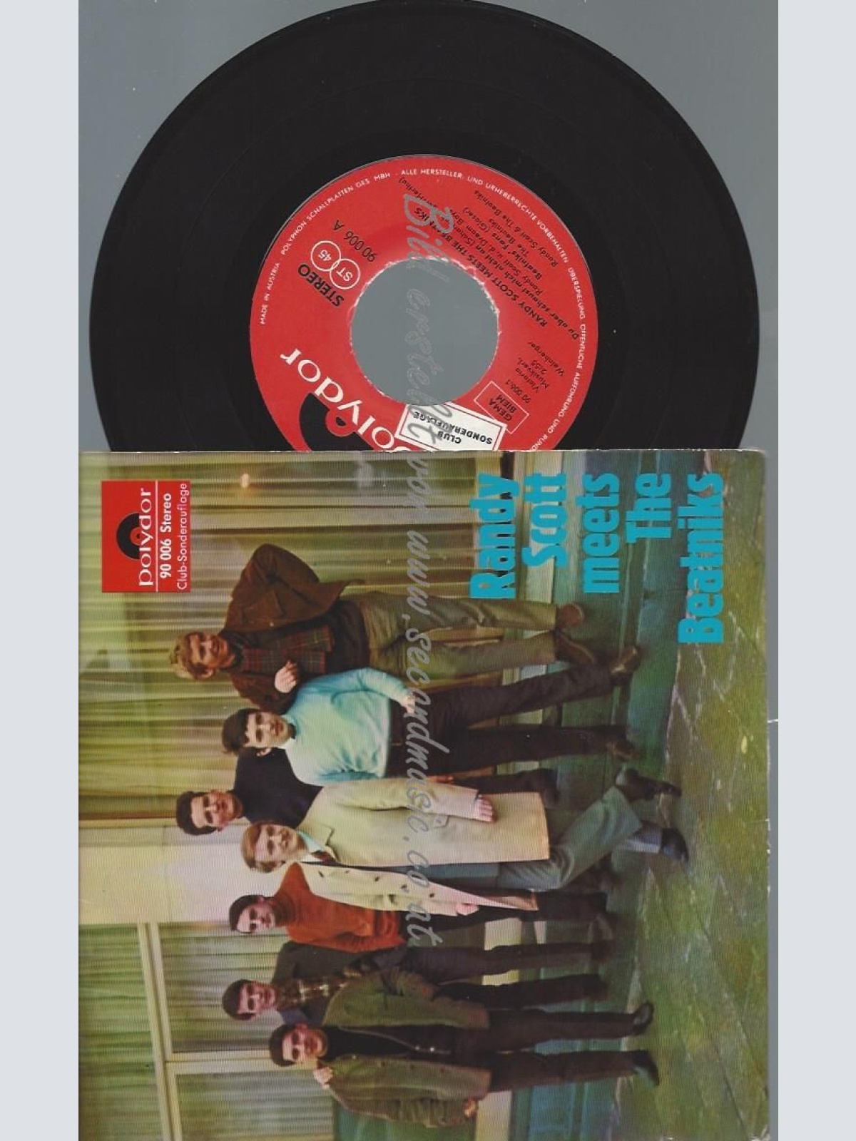 7"  Randy Scott Meets The Beatniks   – Randy Scott Meets The Beatniks //EP