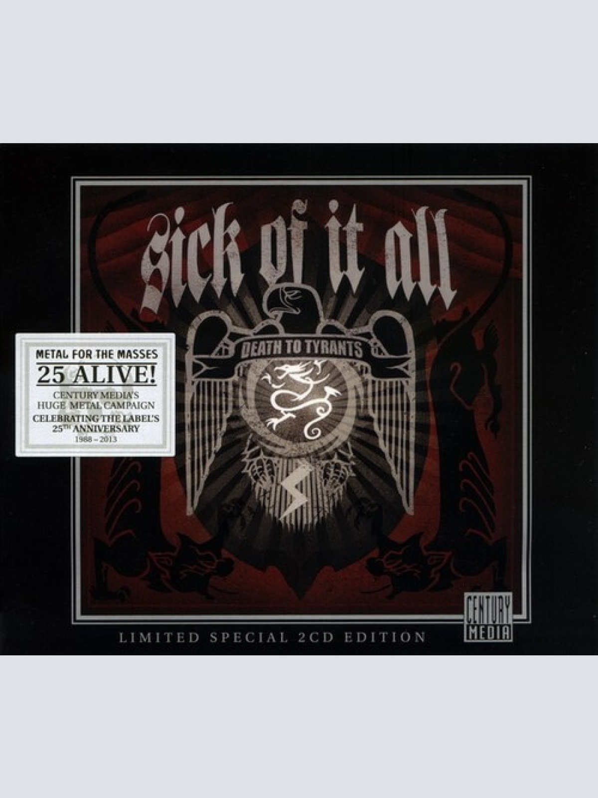 Ltd, RE, S/Edition, O-C + CD, Album + CD Sick Of It All - Death To Tyrants