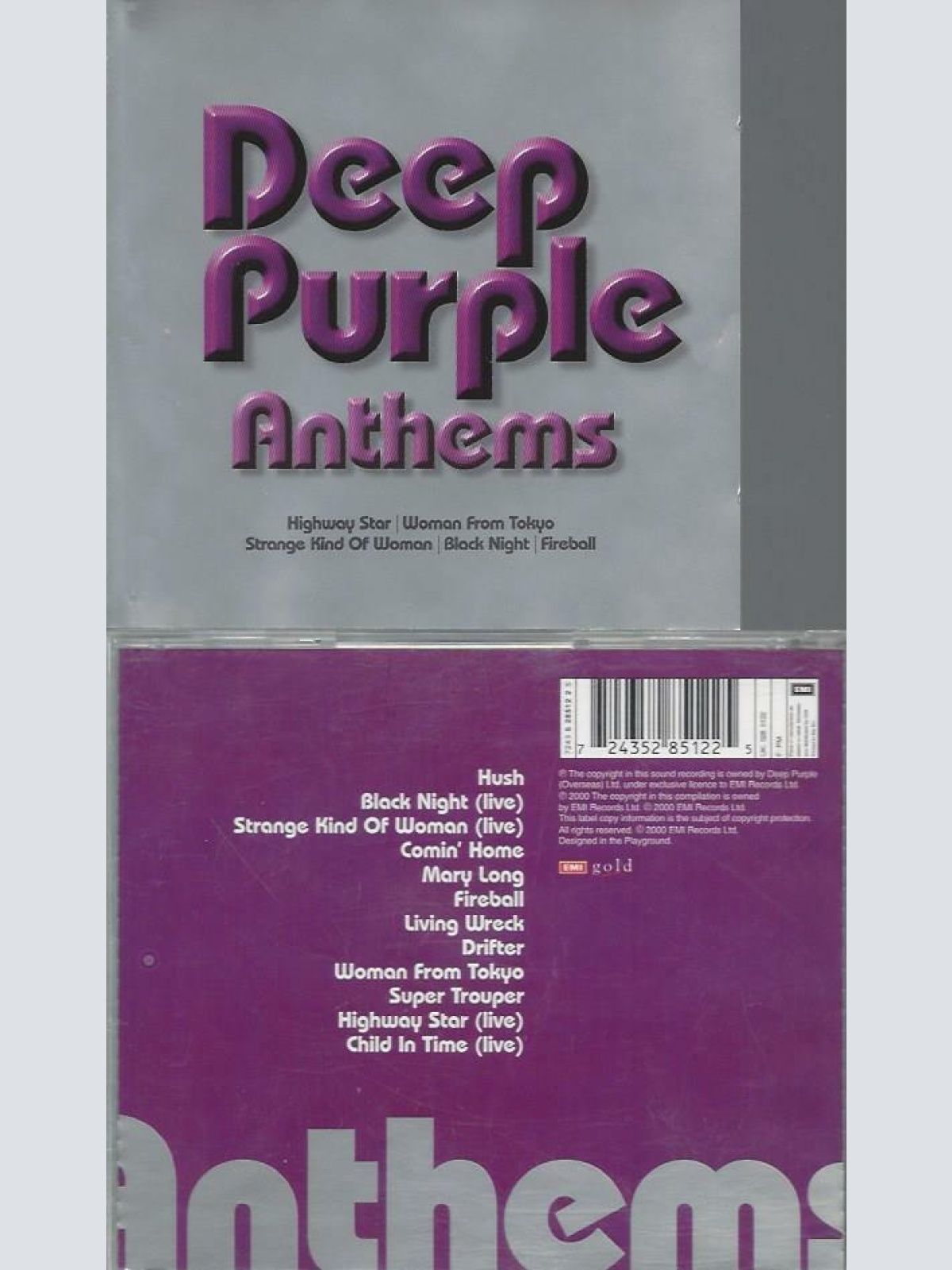 CD--Deep Purple – Anthems