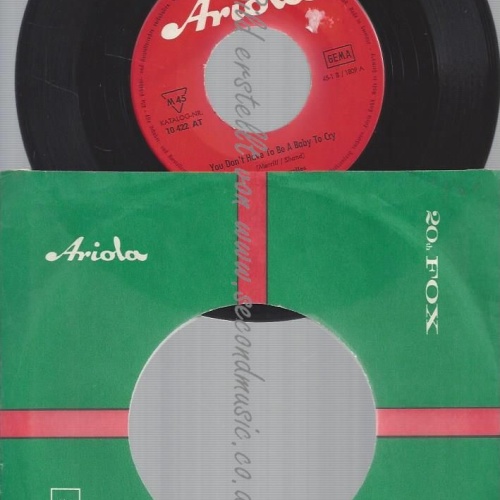 7"  The Caravelles – You Don't Have To Be A Baby To Cry