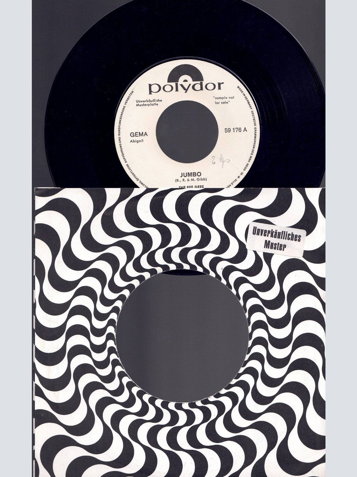 7" The Bee Gees Jumbo  Promo