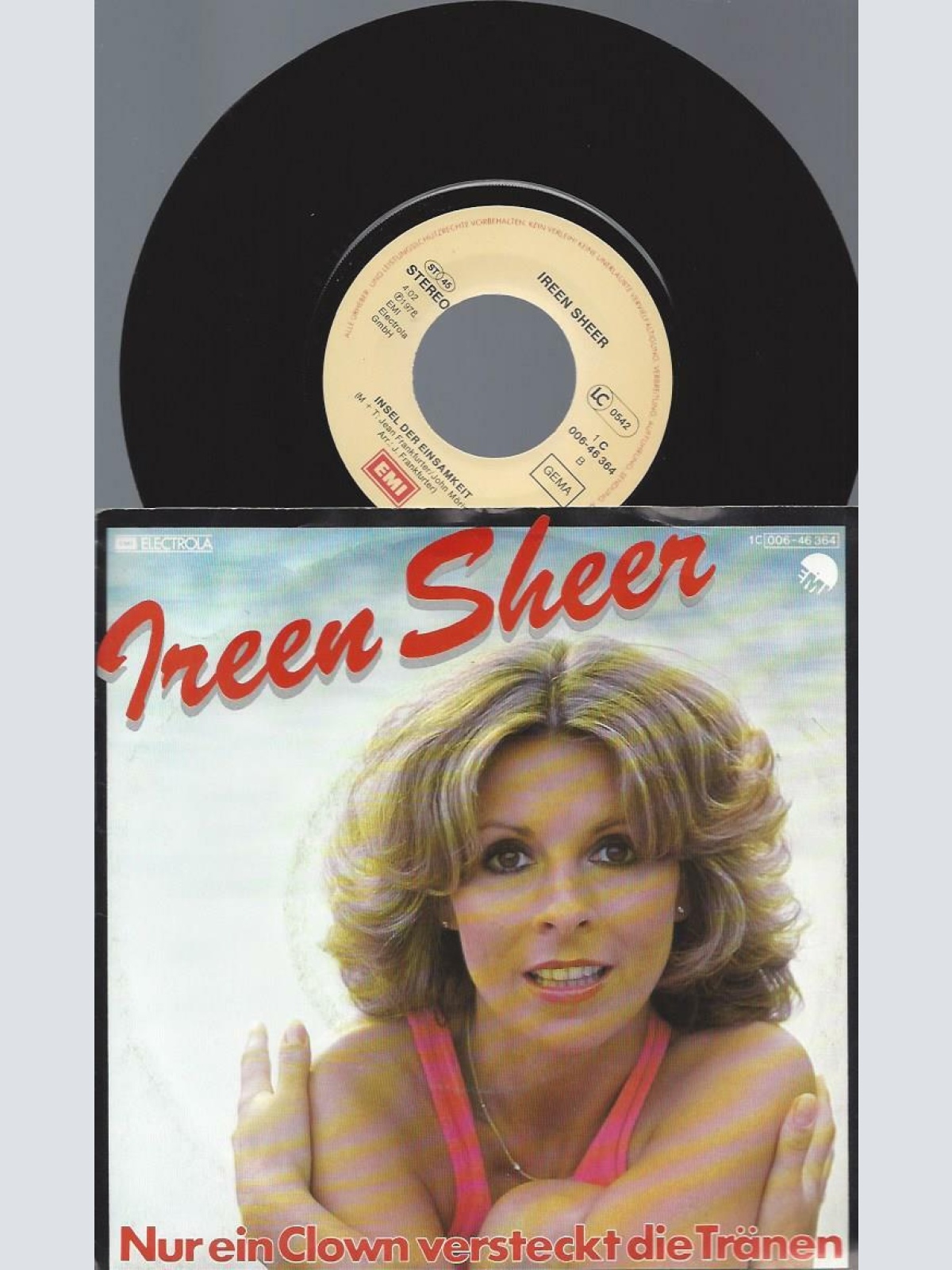 7" Ireen Sheer – Nur Ein Clown Versteckt Die Tränen