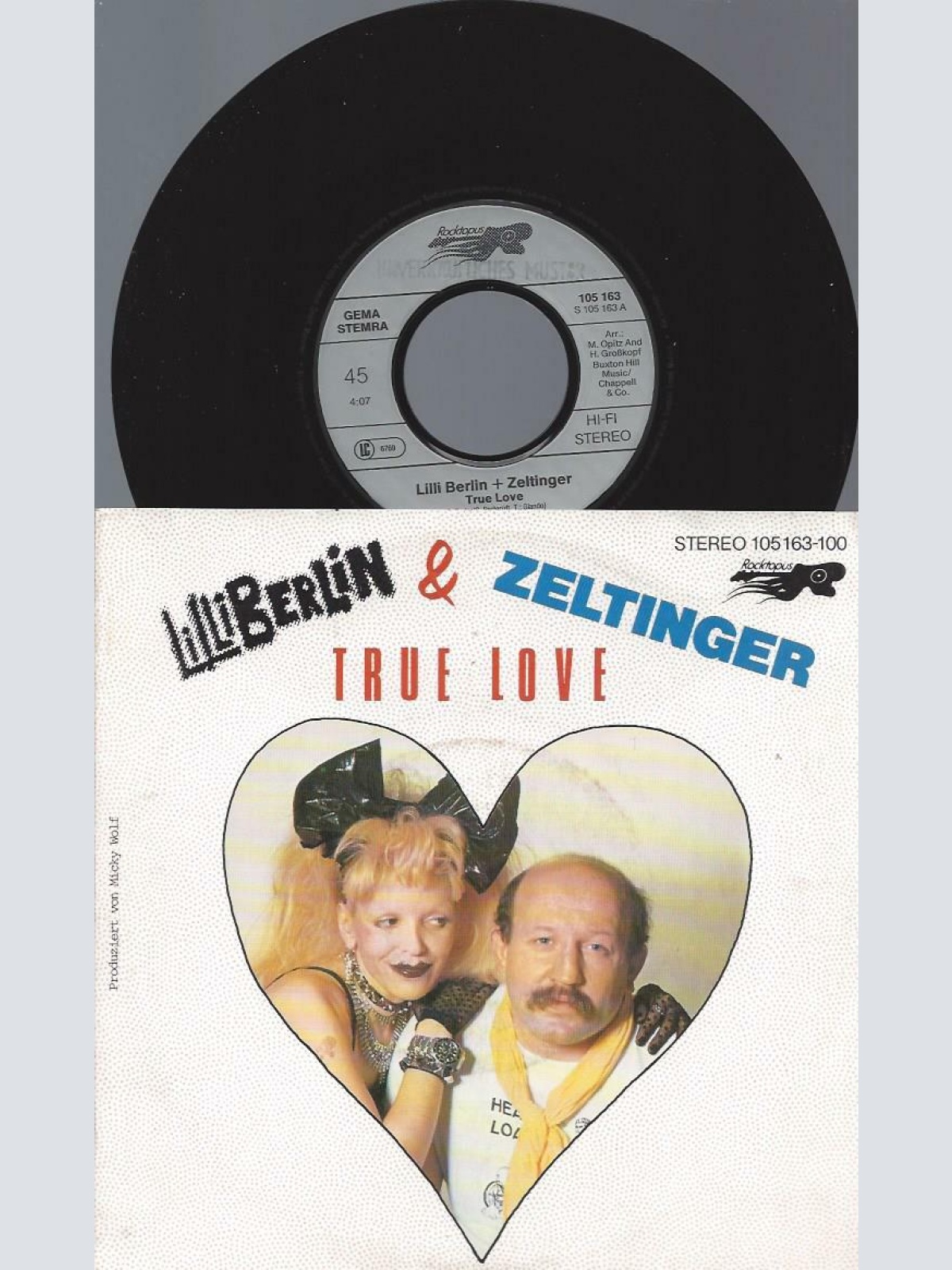 7"  Lilli Berlin   & Zeltinger – True Love