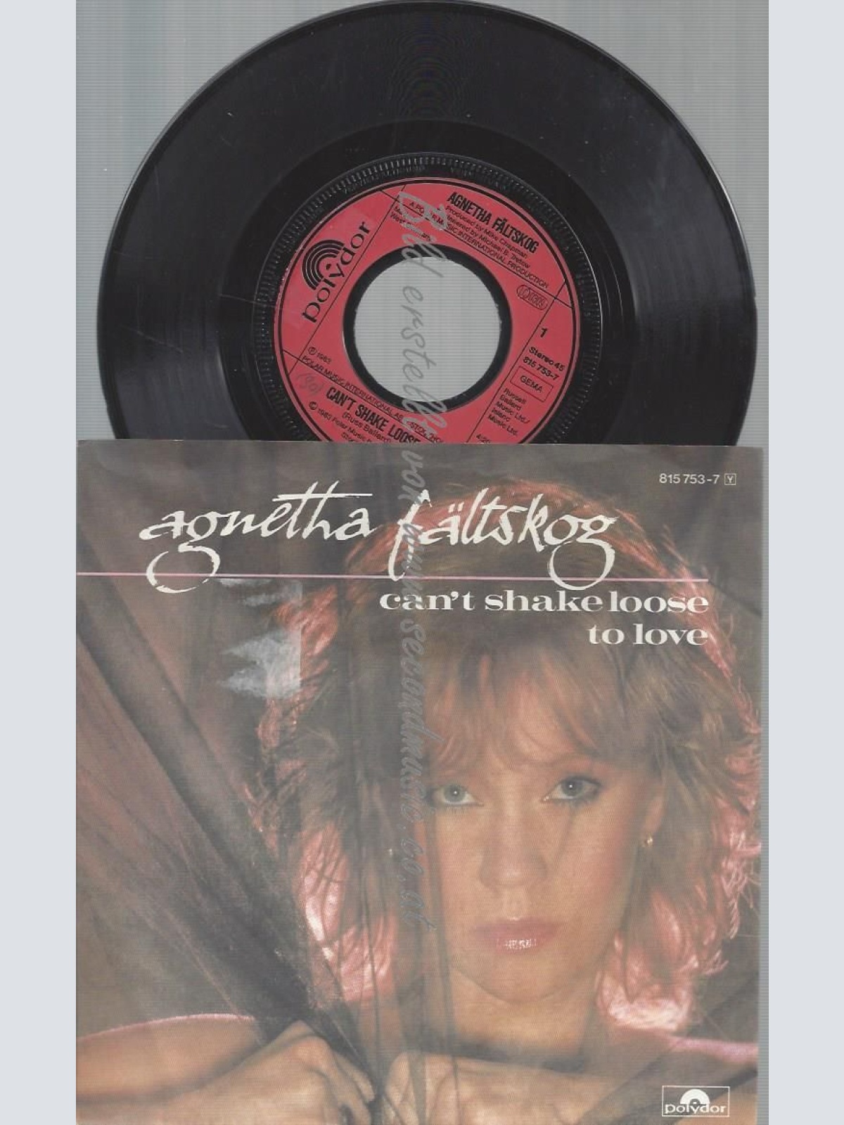 7"  AGNETHA FÄLTSKOG CAN'T SHAKE LOOSE TO LOVE