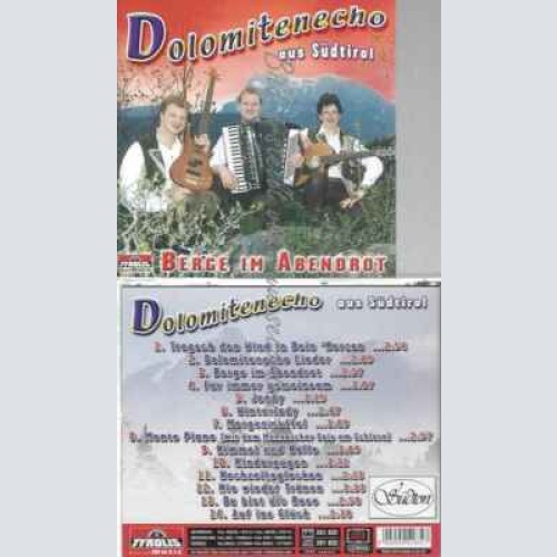 CD--DOLOMITENECHO | --BERGE IM ABENDROT
