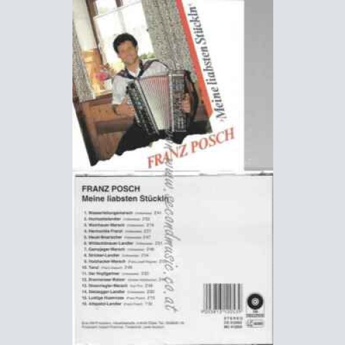 CD--POSCH,FRANZ--MEINE LIEBSTEN STÜCKLN